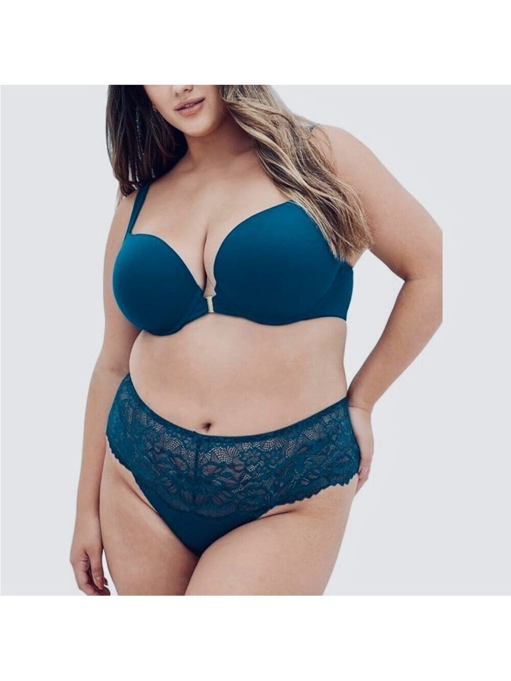 City Chic Plus Size Women's Caitlin Lace Cheeky Panty